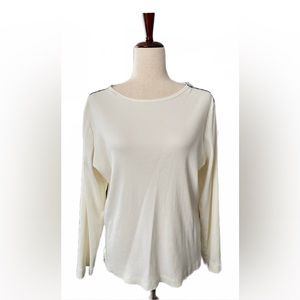 Lauren Ralph Lauren Women’s Long Sleeve Ivory Top Size 2XL